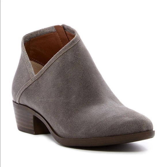 Lucky Brand Shoes - Lucky Brand Brekke Suede Leather Ankle Booties 8.5